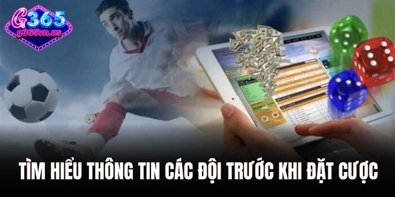 Tìm hiểu thông tin các đội trước khi đặt cược để thắng lớn